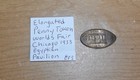 Elongated Penny Token Chicago Worlds Fair 1933