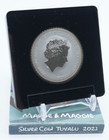 2021 Tuvalu   The Simpsons Marge   Maggie Night Colorized 1oz Silver Coin  C718