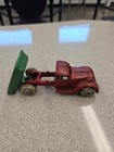 Antique Cast Iron Arcade Or Ac Williams Red   Green Dump Truck 4 1 2    Original 