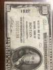 Mint Condition Super Low And Super Rare Of Only 19 For 1929  100 Dollar Bill