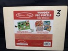 Melissa   Doug Farm Animals Wooden Peg Puzzle Gently Uses