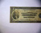 1918  1 National Currency Note  Cleveland  Ohio    still A Keeper    