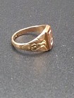 Wwi Son In Service Ring With Two Stars Patented 1917