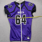 Downers Grove North Trojans Football Jersey Mens Xl Purple Nike Team Issue