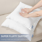 18x18 Pillow Inserts Pack Of 2  18 Inch Throw Pillow Inserts  Soft Fluffy Decora