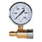 Yamatic Pressure Gauge Kit For Pressure Washer 3 8 Inch Quick Connect 5000 Psi