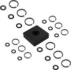 6 6 Sets 1 2    And 3 8  Impact Retaining Ring Clip Friction Ring With O-ring F   