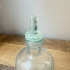 Vintage Aqua Glass Embossed Bottle Mrs  Stewart s Bluing