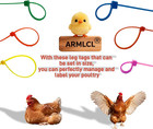 Vibrant 480pcs Chicken Leg Bands - Easily Identify Your Poultry With Colorful   