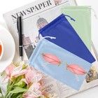 8-pcs Eyeglass Pouch Set With 2 Microfiber Cleaning Cloths-soft Sunglasses 