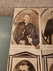 Antique Lot Of  9  Bank Robber Photos-jesse James  Frank James  The Youngers    