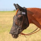 Cashel Quiet Ride Soft Breathable Horse Fly Mask With Long Nose And Ears - Sizes