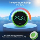 New Aquarium Digital Thermometer Led Fish Tank Temperature Gauge Touch Screen Us