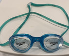 Speedo Fully Adjustable Clear Lens Swim Goggles Turquoise Brand New