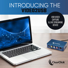 Clearclick Video To Usb 1080p Hdmi Rca Av Video Capture   Live Streaming Device