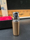 Vintage Colibri Brass Lighter Monogas  Made In England   Germany Untested W Box