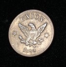 1863 Cwt Civil War Token Store Card Union Gallagher Hess Druggists Saline Error