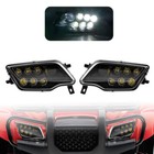 Black Led Headlights Hi-low Beam For 14-19 Honda Rancher 420 Foreman 500 rubicon