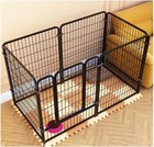 47  6 Panel Heavy Duty Portable Pet Playpen Dog Exercise Pen Cat Fence Cage Home