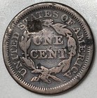 1850 Braided Hair Large Cent Coin