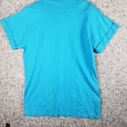 Vintage Hayseed Exclusive Western Fringe Studded T-shirt Turquoise Blue Usa Made