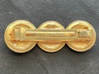 Vintage Signed Gay Boyer Made In France Hair Barrette Clip Gold Tone