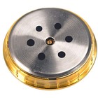 Prestige Import Group Cigar Hygrometer With Glass Face   Gold Frame
