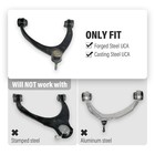 Front Upper Control Arms For 2-4  Lift For 2007-2018 Silverado Sierra 2wd 4wd