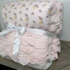 Pottery Barn Kids Vera Blossom Quilt Twin Blush Pink Sample