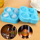 Large Ice Balls Maker Round Sphere Tray Mold Cube Whiskey Ball Cocktail Silicone