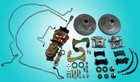 1955 1956 1957 Chevrolet Front Power Disc Brake Kit Conversion Drilled Slotted