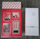 Vintage Die Cast Metal Coca Cola Musical Vending Machine Bank 1996