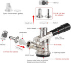 Acoplador De Barril Para Dispensador De Grifo De Barril De Cerveza Sankey neuvo 