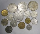 15 Vintage Gambling Casino Tokens All Different C2298