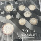 2014 W Proof Silver Eagle Limited Edition Proof Set Slab Mint Sealed Ogp