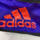 Adidas Purple Black Duffle Gym Bag Medium Red Logo Sports Travel 23  Pockets Zip