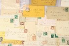 Collection Lot Of 100 19th Century Us Covers W stamps  Better Cancels   