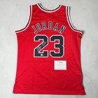 Michael Jordan Signed Jersey Chicago Bulls Red Autographed  23 Coa Fanatics
