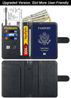 Passport Holder Cover Wallet Travel Essentials Leather Rfid Blocking Case Vacati