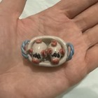 Cute Pigs In Basket Handmade