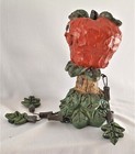 Vintage 1980s Apple Shelf Sitter Anthropomorphic Resin Figurine  8 