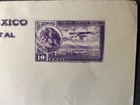 1930 s Mexico 10 Centavos Eagle   Serpent Airmail Postal Card
