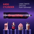 640g Cream Aluminum Tank Cylinders Charger Greatwhip Excellent Quality Pure