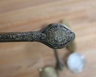 Antique Vanity Set Victorian Art Deco Brushes Mirror Powder Jar Nice