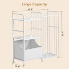 Stuffed Animal Storage - Stuffed Animal Net With Kids Bookshelf And Toy Organ   