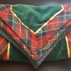 Vintage Collectible Martha Stewart Holiday Fleece Child Blanket And Table Runner