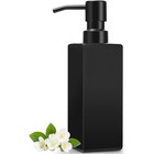 Modern Glass Soap Dispenser W  Stainless Steel Pump Kitchen Bathroom Use