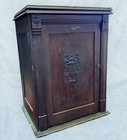 Antique Franklin Treadle Sewing Machine 1920s In Cabinet Ornate Oak