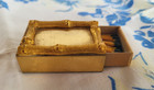 3 Vintage Matchbox Covers Match Box Safes Gold Tone Framed Mallard Duck Tin