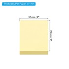 12 Pack 2 x3  Sticky Notes Bright Color Memo Pads 100 Sheets pad Yellow